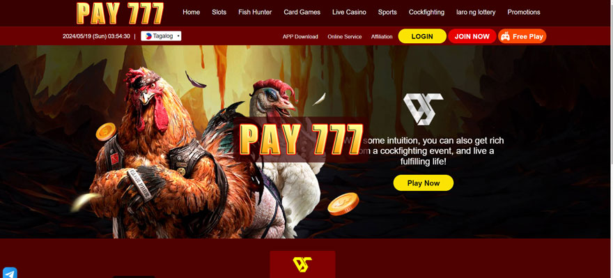 Kumita ng walang limitasyong kita sa Pay777 website